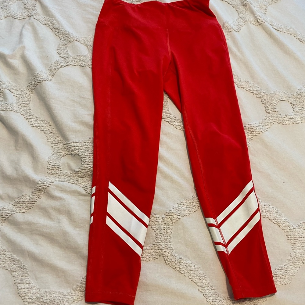 Woman’s small red DSG 7/8 leggings